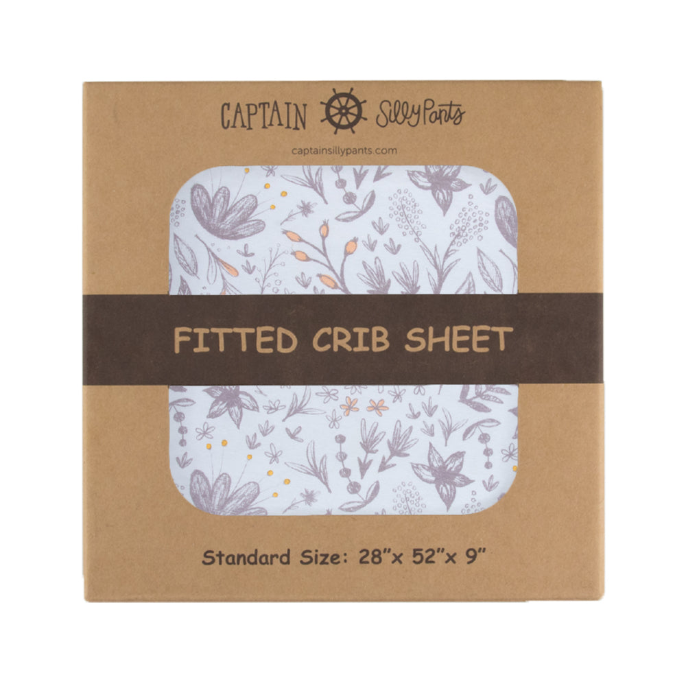Blushing Blossom Crib Sheet