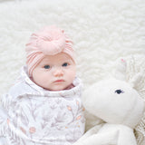 Blushing Blossom Velcro Swaddle