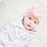 Blushing Blossom Velcro Swaddle