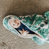 Palm Leaf Hooded Towel