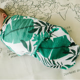 Palm Leaf Velcro Swaddle